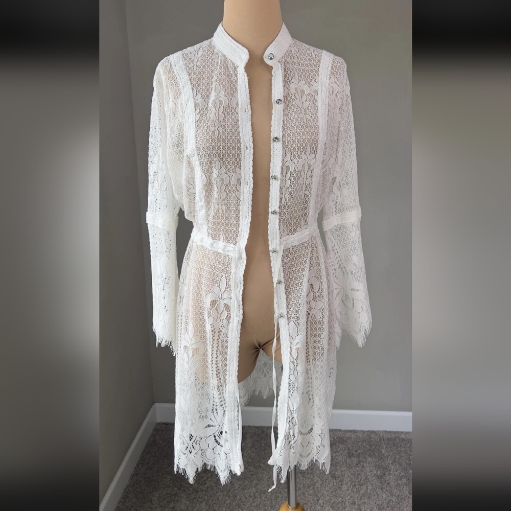 Colleen Lopez Lace Swimsuit Coverup